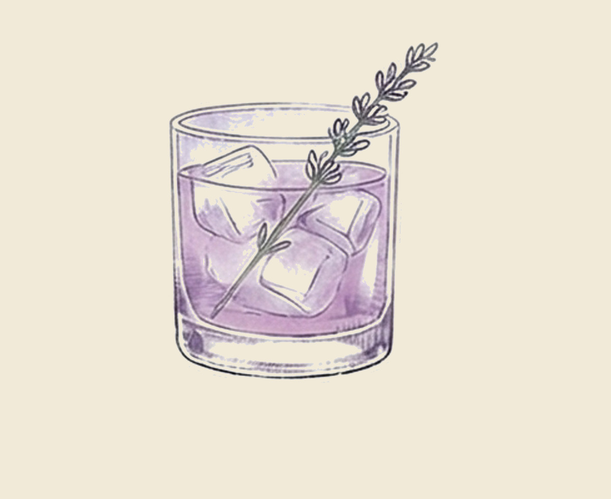 Lavender Limelight cocktail
